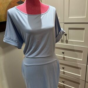 Light Blue Casual Dress
